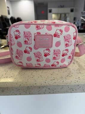 Sanrio Hello Kitty Pink and White Mini Crossbody